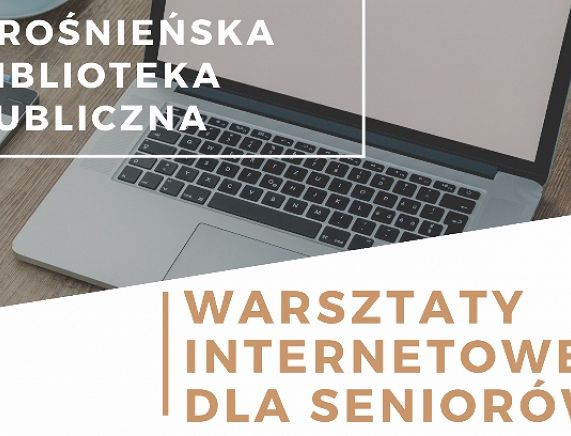 Plakat - Bezpłatne warsztaty komputerowo-internetowe w Bibliotece