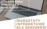 Plakat - Bezpłatne warsztaty komputerowo-internetowe w Bibliotece