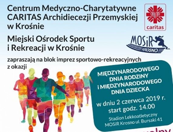 Plakat Biegu Nadziei dla Hospicjum Krosno