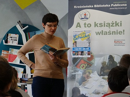 Ciekawie jest wymyślać świat… - spotkanie autorskie z Zuzanną Orlińską - zdjęcie w treści 