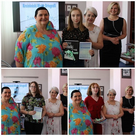 „Nieoczekiwanie z Ordynackiej wyskoczył huncwot w bejsbolówce…” – 8. edycja konkursu o tytuł „Krośnieńskiego Mistrza Ortografii” - zdjęcie w treści  nr 1