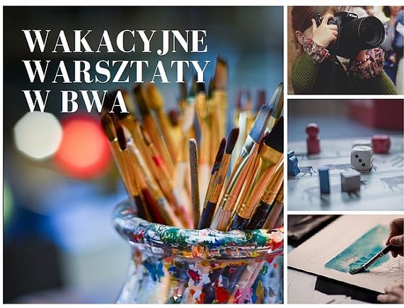 Wakacyjne warsztaty artystyczne dla dzieci w BWA