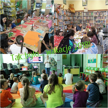 Wakacje w kolorach tęczy… w Krośnieńskiej Bibliotece Publicznej - zdjęcie w treści