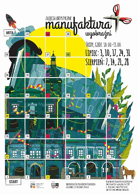 MANUFAKTURA WYOBRAŹNI - wakacyjne zajęcia artystyczne w RCKP - zdjęcie w treści 