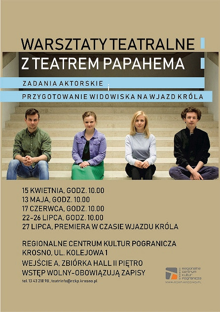 Warsztaty teatralne w ramach wydarzenia Wjazd Króla - zdjęcie w treści 