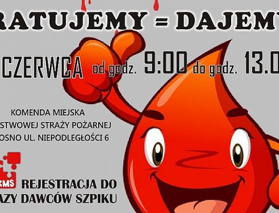 Plakat Ratujemy Dajemy