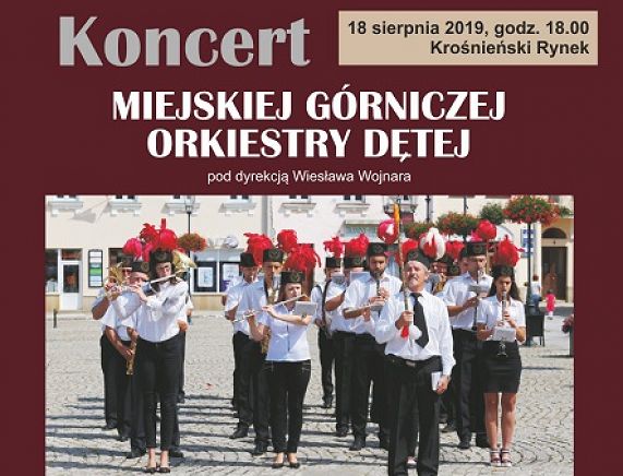 Plakat Koncert Górniczej Orkiestry Dętej