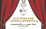Plakat XIII WIECZÓR Z OPERĄ I OPERETKĄ