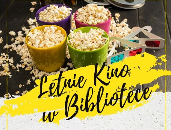 Plakat Letniego Kina w Bibliotece
