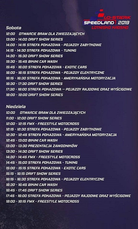 Speedland już w najbliższy weekend - zdjęcie w treści 