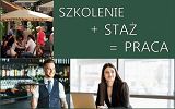 Plakat - Szkolenie + Staż = Praca