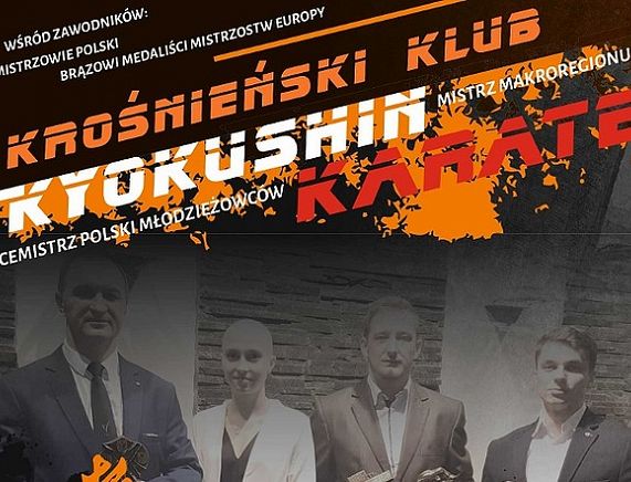 Plakat - zapisy do Klubu Karate na nowy sezon