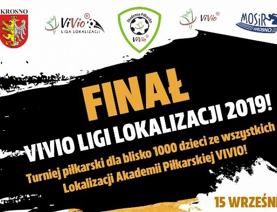 Plakat Finał Vivio Ligi Lokalizacji w Krośnie