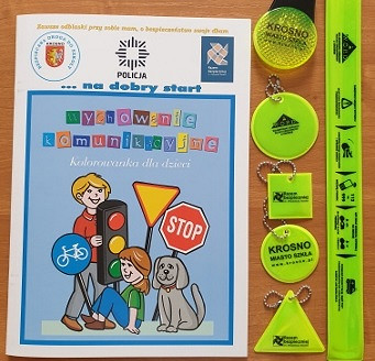 Krośnieńskie pierwszaki dostały odblaski - zdjęcie w treści nr 1