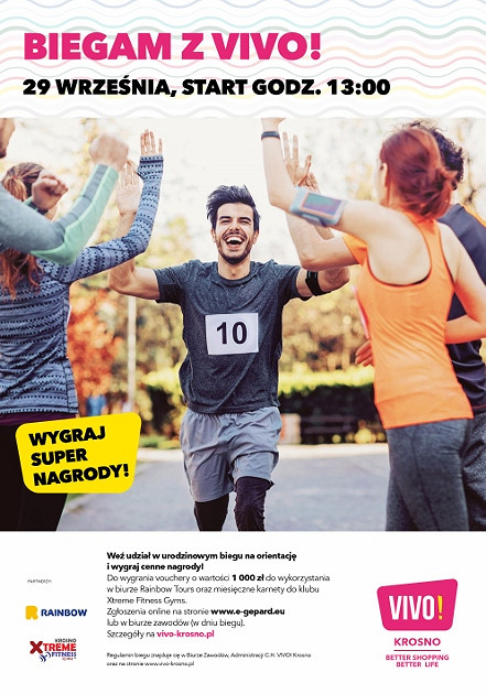 Biegam z VIVO! Urodzinowy bieg na orientację z nagrodami - zdjęcie w treści 