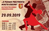 Plakat VI Turnieju Tańca Towarzyskiego „O puchar Prezydenta Miasta Krosna”