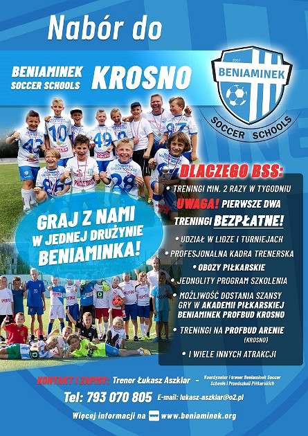 Twoje dziecko uwielbia grać w piłkę. Koniecznie przeczytaj. Beniaminek ogłasza nabór - zdjęcie w treści  nr 1