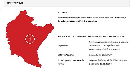 Uwaga! Alert smogowy w Krośnie - zdjęcie w treści 