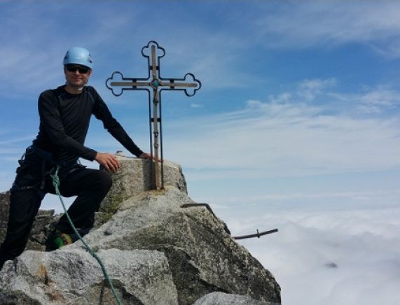 P. Kolanko na szczycie Gerlacha