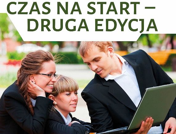 Plakat projektu Czas na start - druga edycja