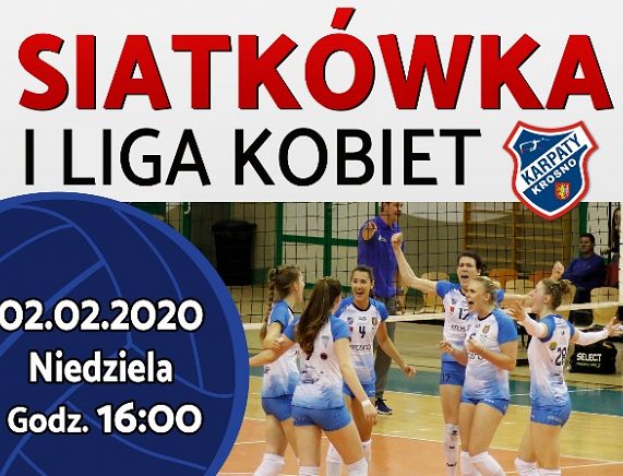 Plakat meczu siatkówki