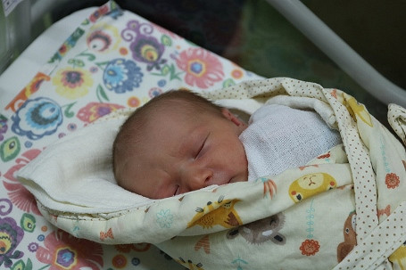 Jan Pilawski - pierwszy Krośnianin urodzony w 2020 r. - zdjęcie w treści 