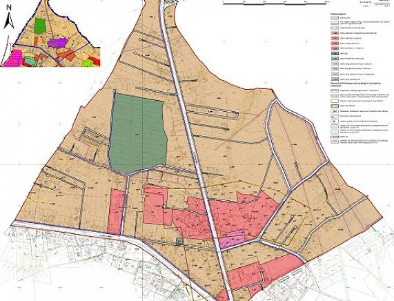 Plan zagospodarowania - mapa