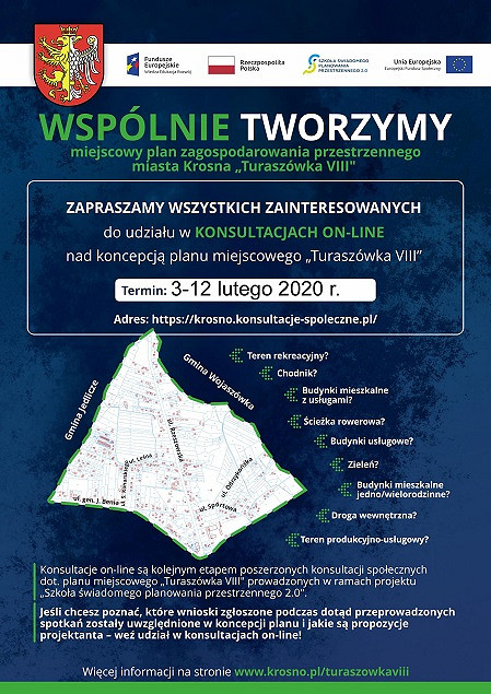 Ruszają konsultacje on-line dotyczące koncepcji planu miejscowego „Turaszówka VIII
