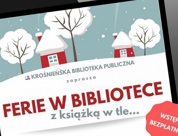 Plakat - Ferie w bibliotece
