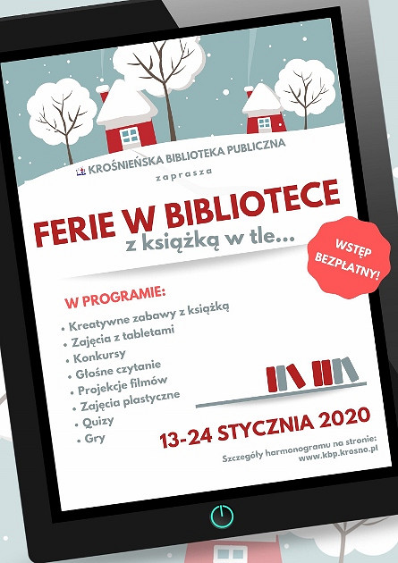 Ferie z książka w tle… w Krośnieńskiej Bibliotece Publicznej! - zdjęcie w treści 