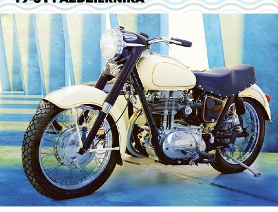 Plakat wystawy motocykli VIVO Krosno