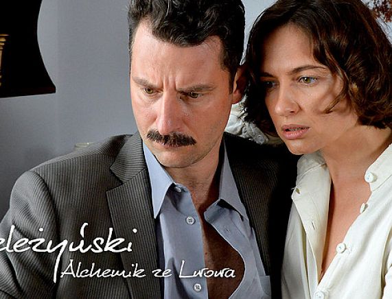 Wojciech Zieliński (w roli Mariana Wieleżyńskiego) i Anna Cieślak (w roli Jadwigi Wieleżyńskiej)