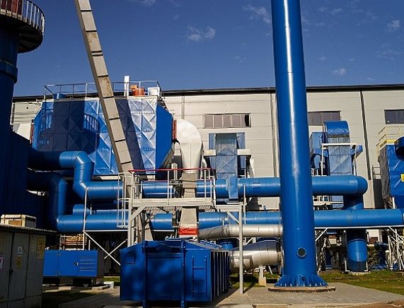 W elektrociepłowni "Łężańska" w Krośnie uruchomiono nowy kocioł na biomasę