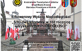 Plakat Rajdu "STO dwa kilometry w 102 rocznicę odzyskania NIEPODLEGŁOŚCI"