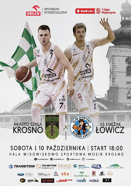 Zapraszamy na mecz Miasto Szkła Krosno - KS Księżak Łowicz - zdjęcie w treści