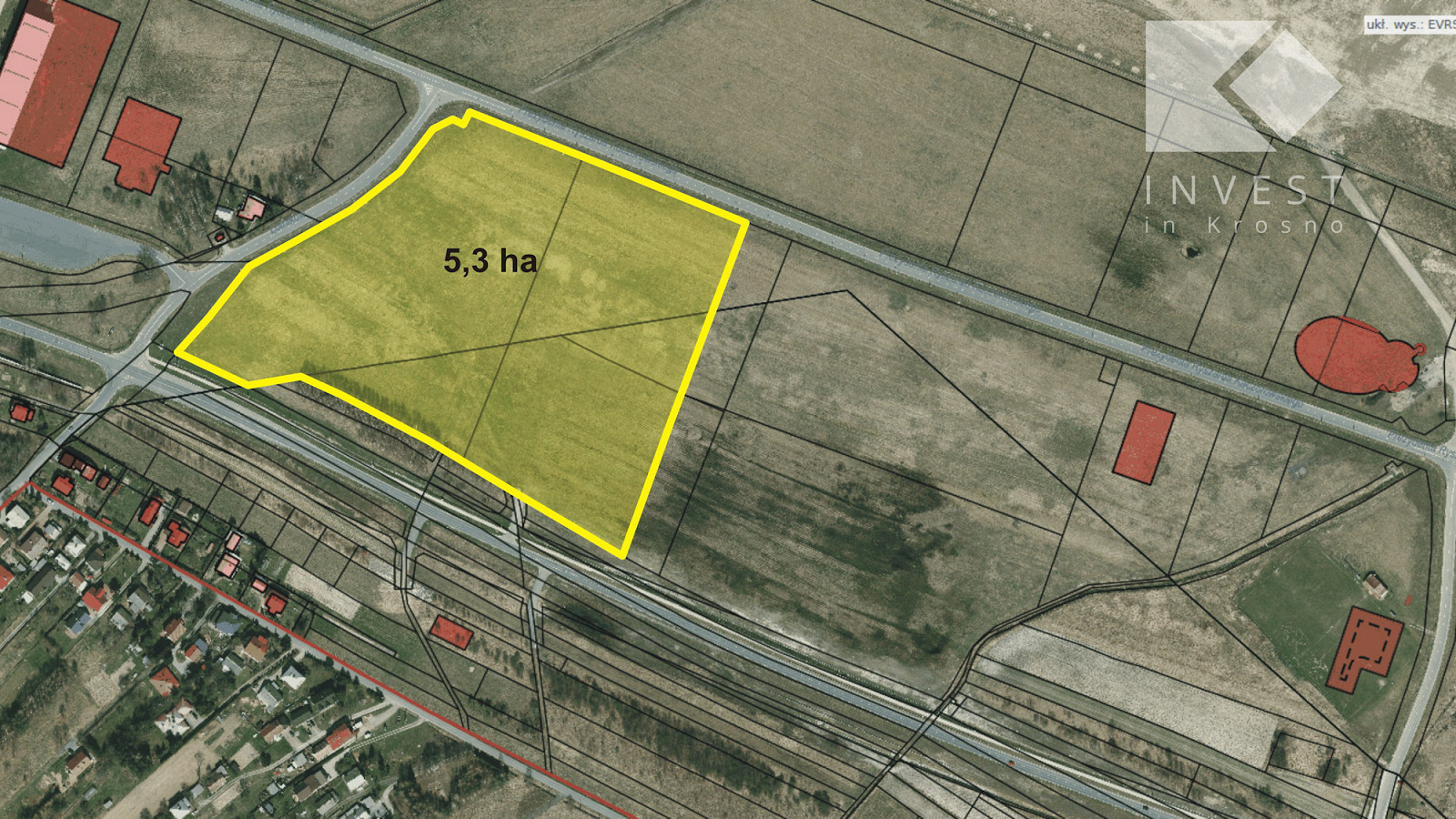 5,3 ha w Strefie Inwestycyjnej na sprzedaż - zdjęcie w treści