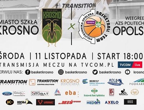 Plakat mecz koszykówki