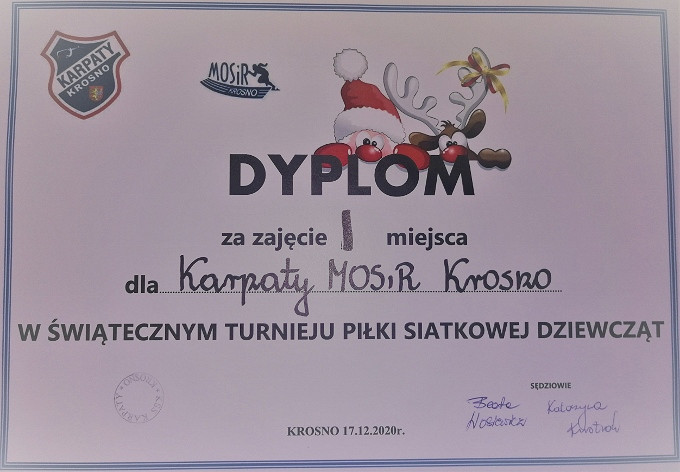 Karpatki rozegrały Świąteczny Turniej piłki siatkowej - zdjęcie w treści