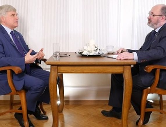 Piotr Przytocki Prezydent Miasta Krosna i Bogdan Adam Miszczak