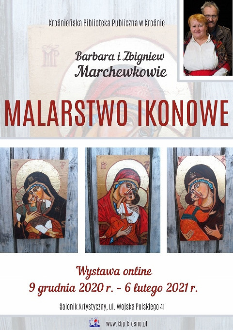 Wystawa online malarstwa ikonowego Barbary i Zbigniewa Marchewków - zdjęcie w treści