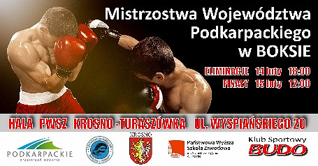 KS BUDOKrosno zaprasza na Mistrzostwa Województwa Podkarpackiego w Boksie Olimpijskim - zdjęcie w treści