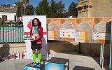 Aneta Stereńczak podczas maratonu we Włoszech