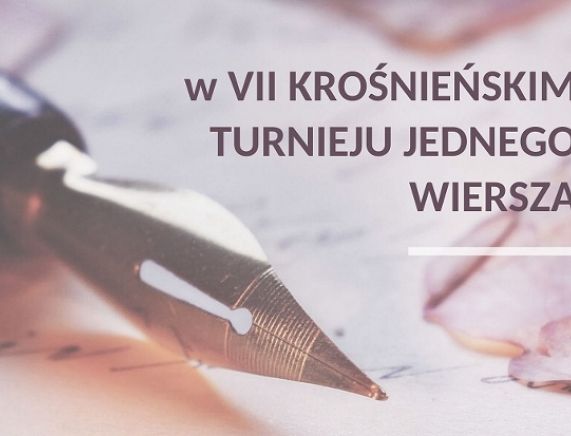 Plakat Turnieju Jednego Wiersza