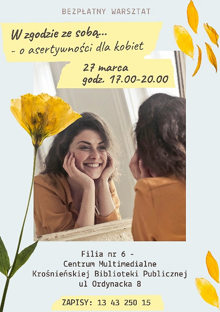 W zgodzie ze sobą … - warsztat z podstaw asertywności dla kobiet - zdjęcie w treści