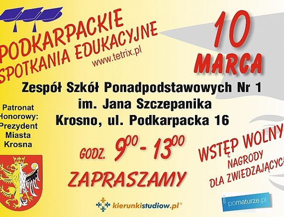Plakat Podkarpackich Spotkań Edukacyjnych 2020