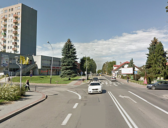 Ulica Krakowska - źródło: Google Mapy