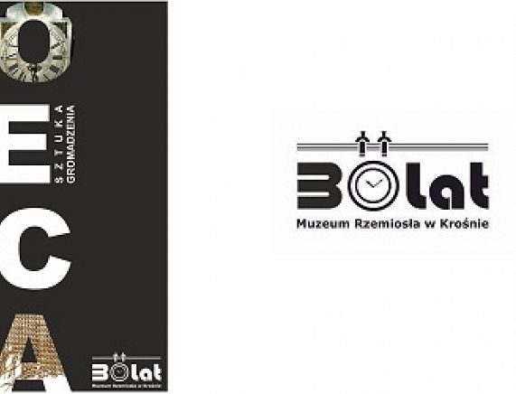 Plakat jubileuszową ekspozycję "KOLEKCJA. SZTUKA GROMADZENIA.