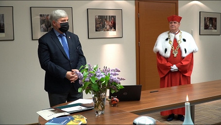 Dyplomatorium w Karpackiej Państwowej Uczelni w Krośnie w formule on-line - zdjęcie w treści nr 1