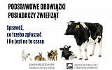 Grafika - Podstawowe obowiązki dla posiadaczy zwierząt