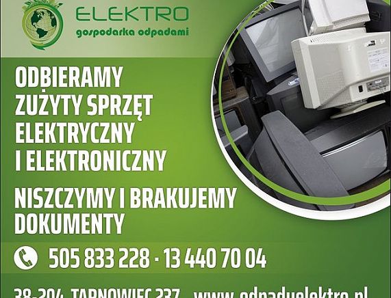 Grafika - odbiór elektrośmieci